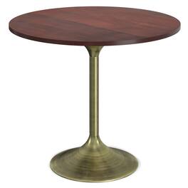 Simpli Home - Radford Dining Table - Walnut/Antique Brass