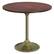 Front. Simpli Home - Radford Dining Table - Walnut/Antique Brass.