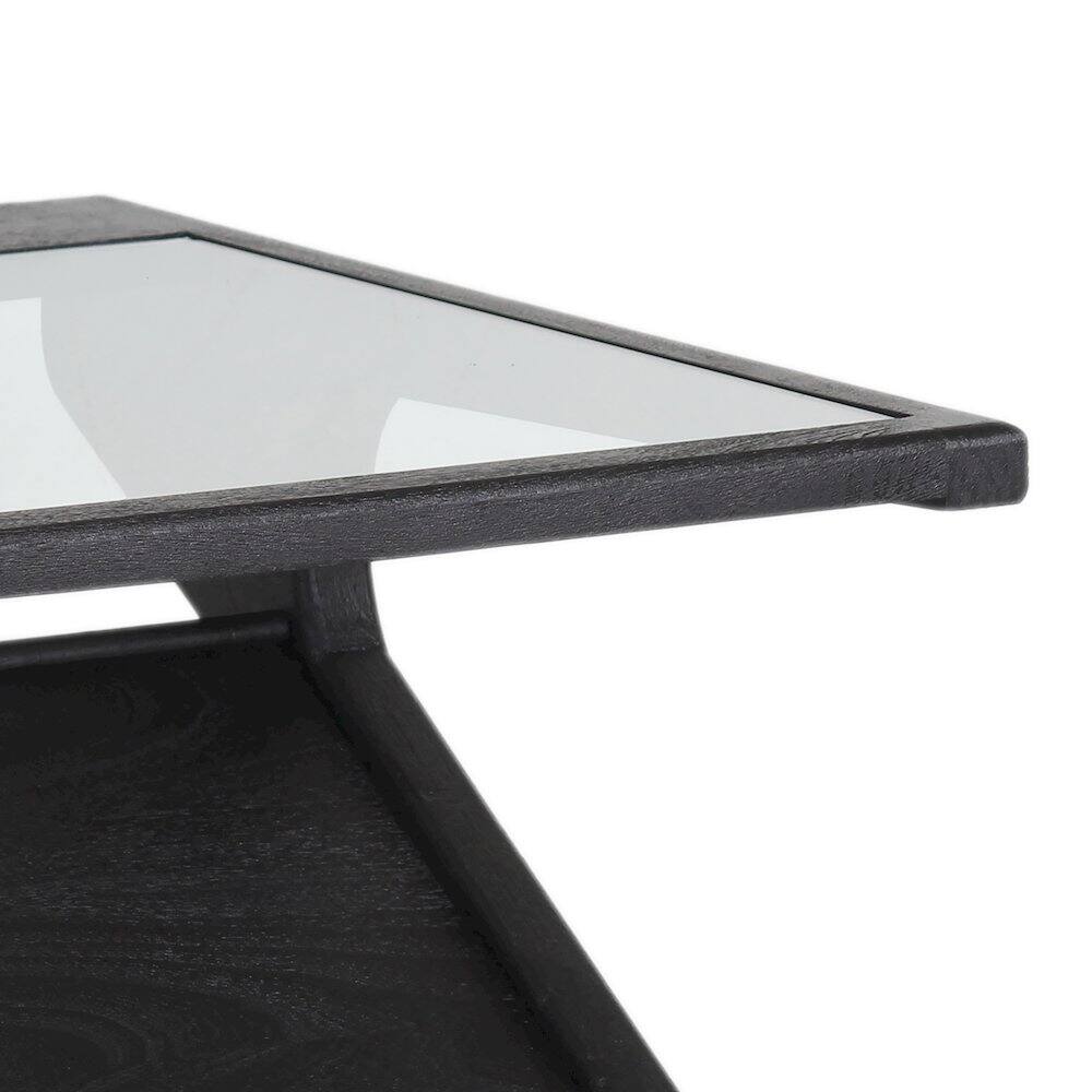 Alt View 2. Porter Designs - Canberra Solid Mango Wood Coffee Table - Black.