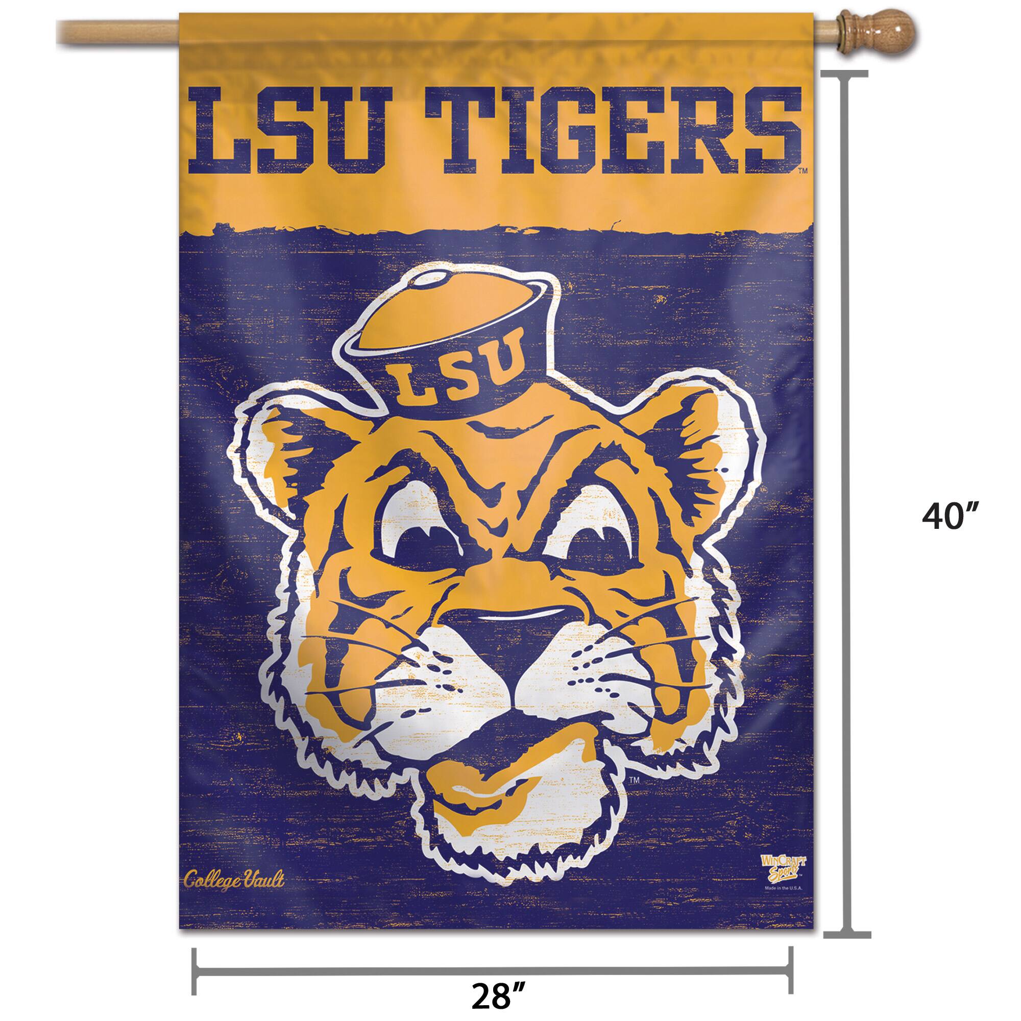LSU TIGERS  
LSU  
College Vault  
40" x 28"