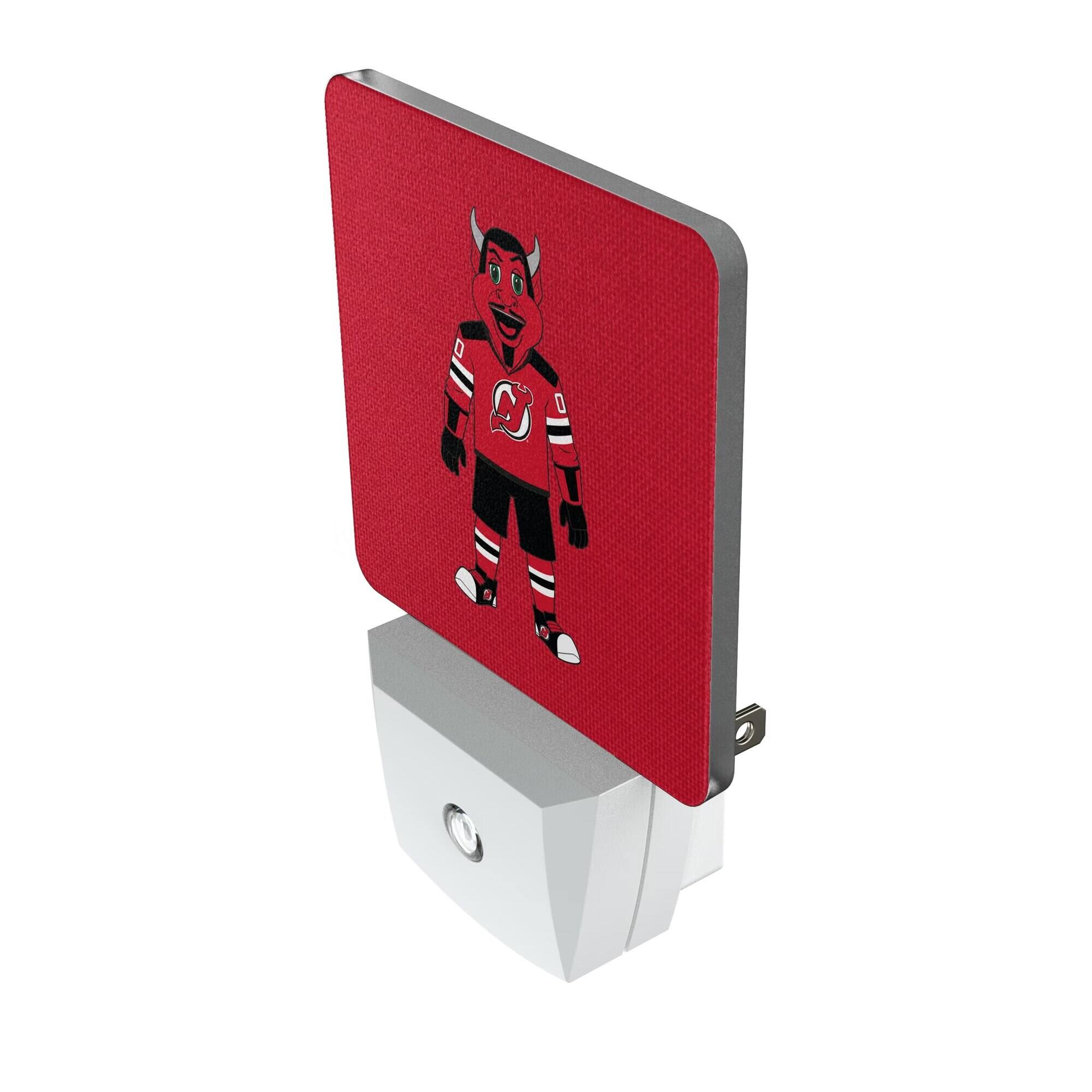 Alt View 1. Keyscaper - New Jersey Devils 2-Pack Solid Design Mascot Nightlight Set - White.