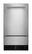 Front. KitchenAid - 18 inch 35-Lb. Ice Maker - PrintShield Stainless Finish.