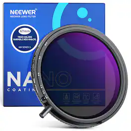 Neewer - 67mm 2-in-1 Variable ND3-64 & CPL Filter: HD Glass