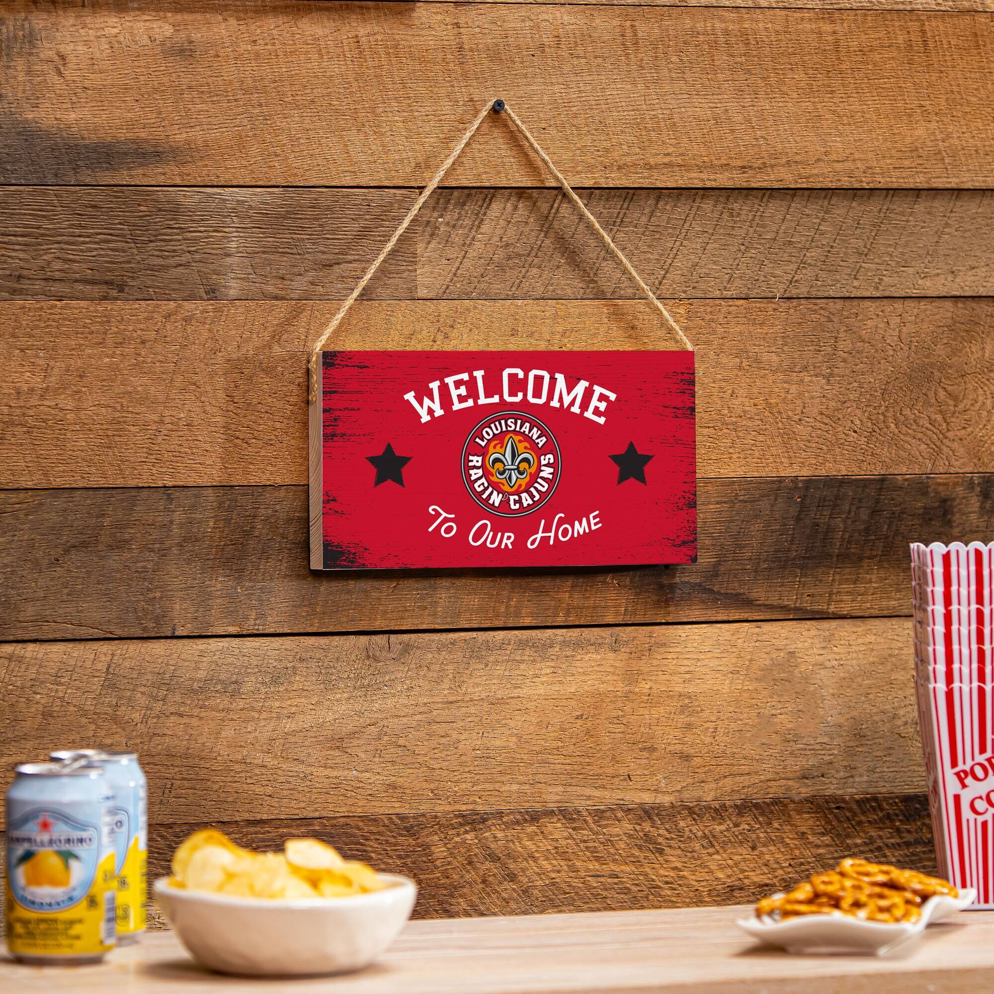 WELCOME  
LOUISIANA RAGIN CAJUNS  
TO OUR HOME