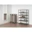 Angle. TRINITY - BASICS 2-Bag White Laundry Cart Champagne Poles - Champagne.