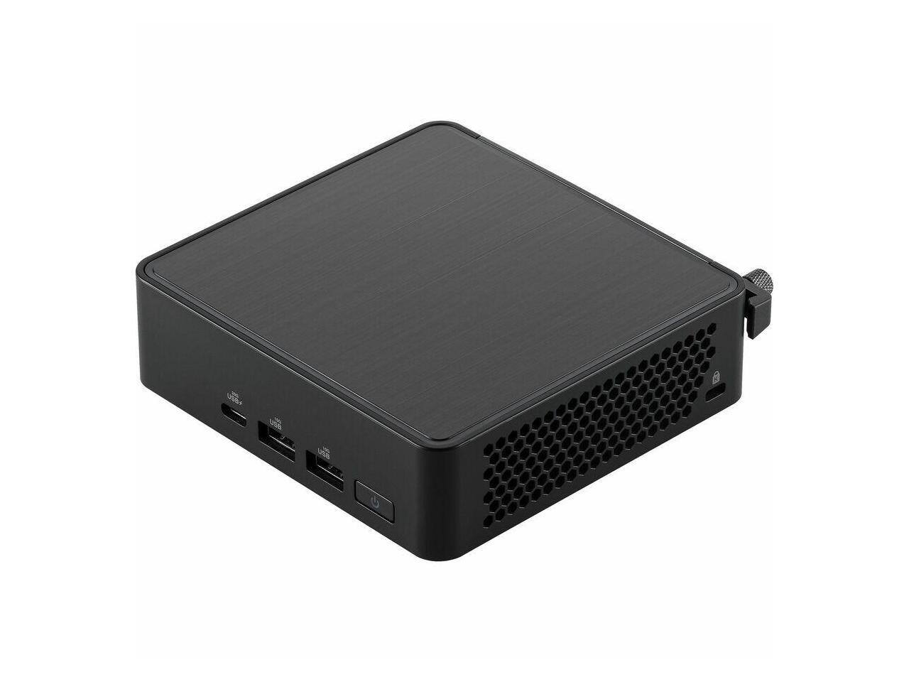 Alt View 5. ASUS - Asus NUC 14 Pro NUC14RVHv7 Barebone - Intel Core Ultra 7 145H - DDR5-5600 - 96GB Max RAM - 2 Slots - Black.