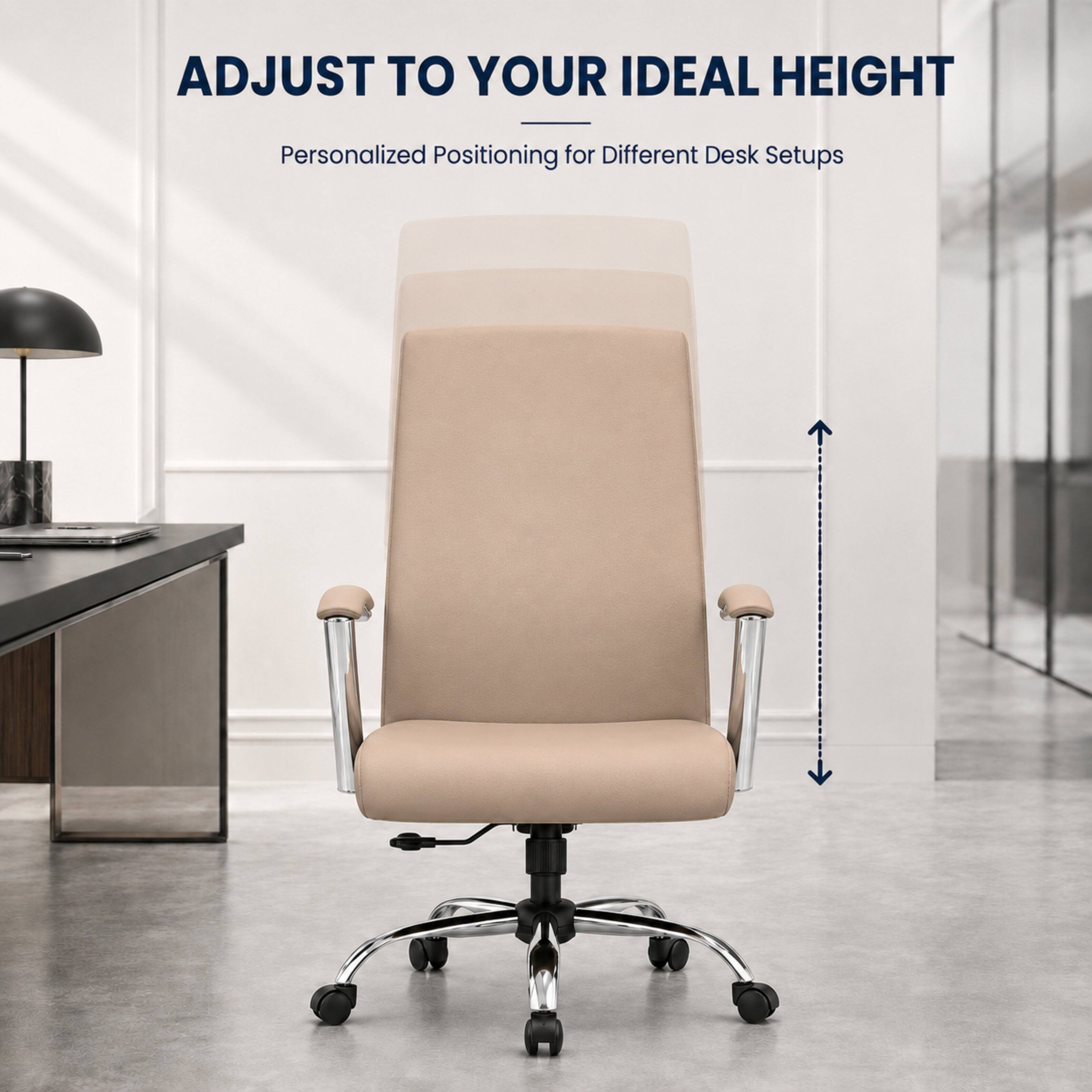 ADJUST TO YOUR IDEAL HEIGHT  
Personalized Positioning for Different Desk Setups