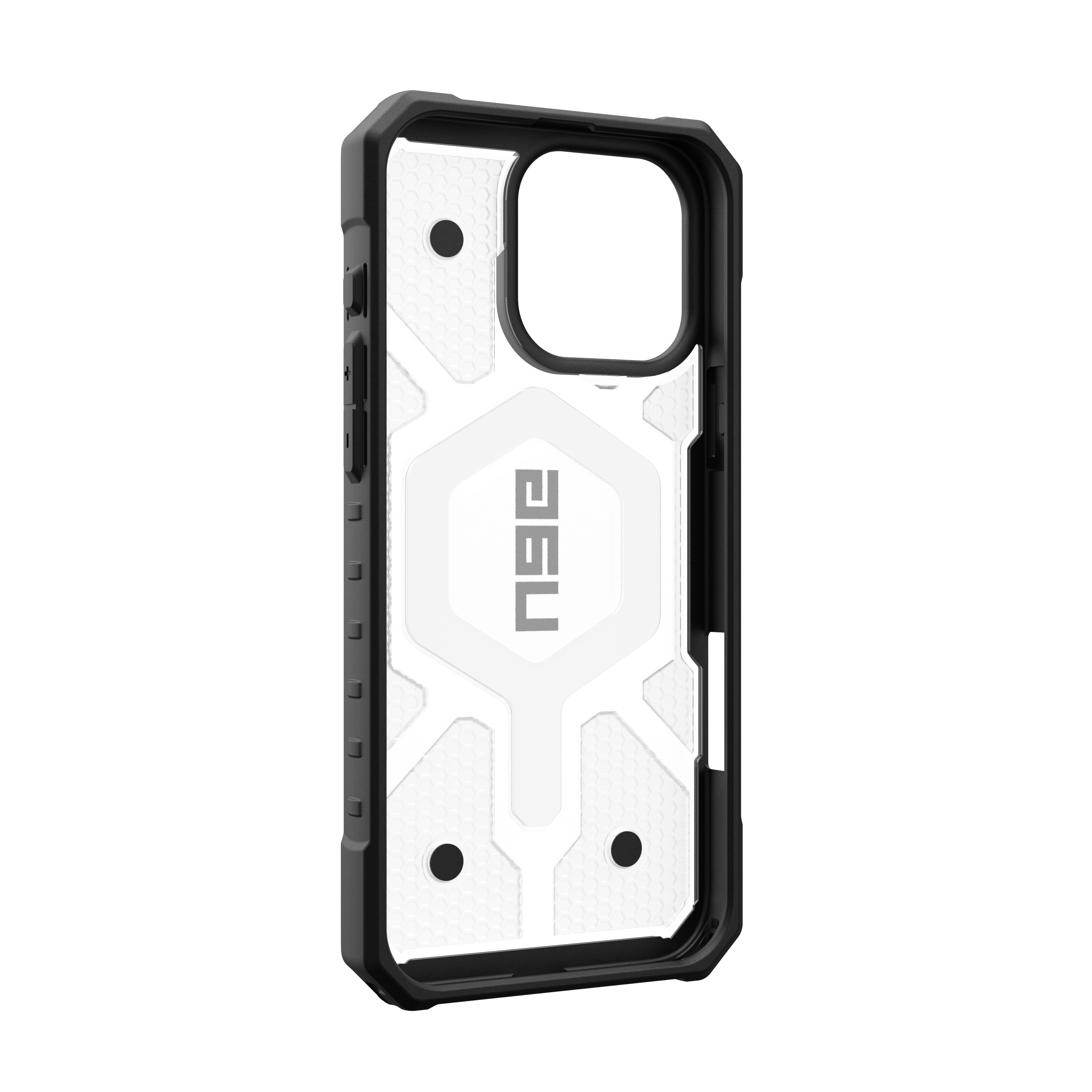 Alt View 6. UAG - Pathfinder Clear Case with Magsafe for Apple iPhone 16 Pro Max - Ice.