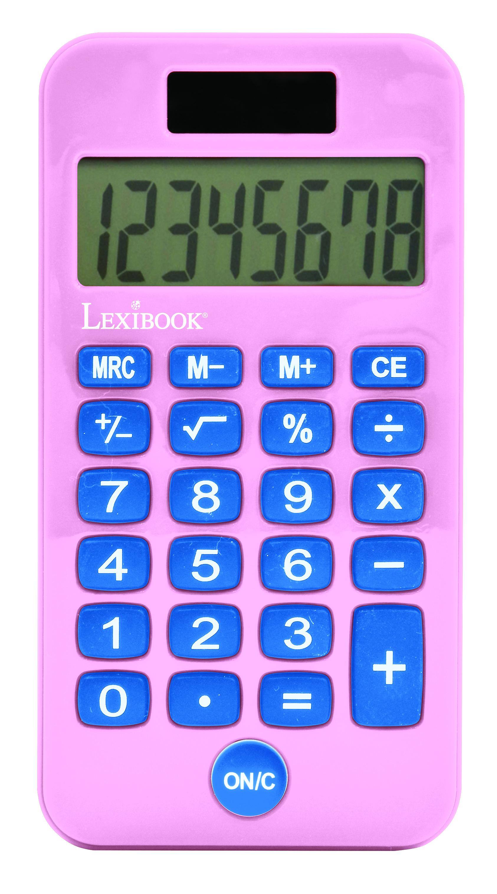 62345648 LEXIBOOK MRC M- M+ CE +/- √ % 7 8 9 x 4 5 6 - 1 2 3 = + ON/C