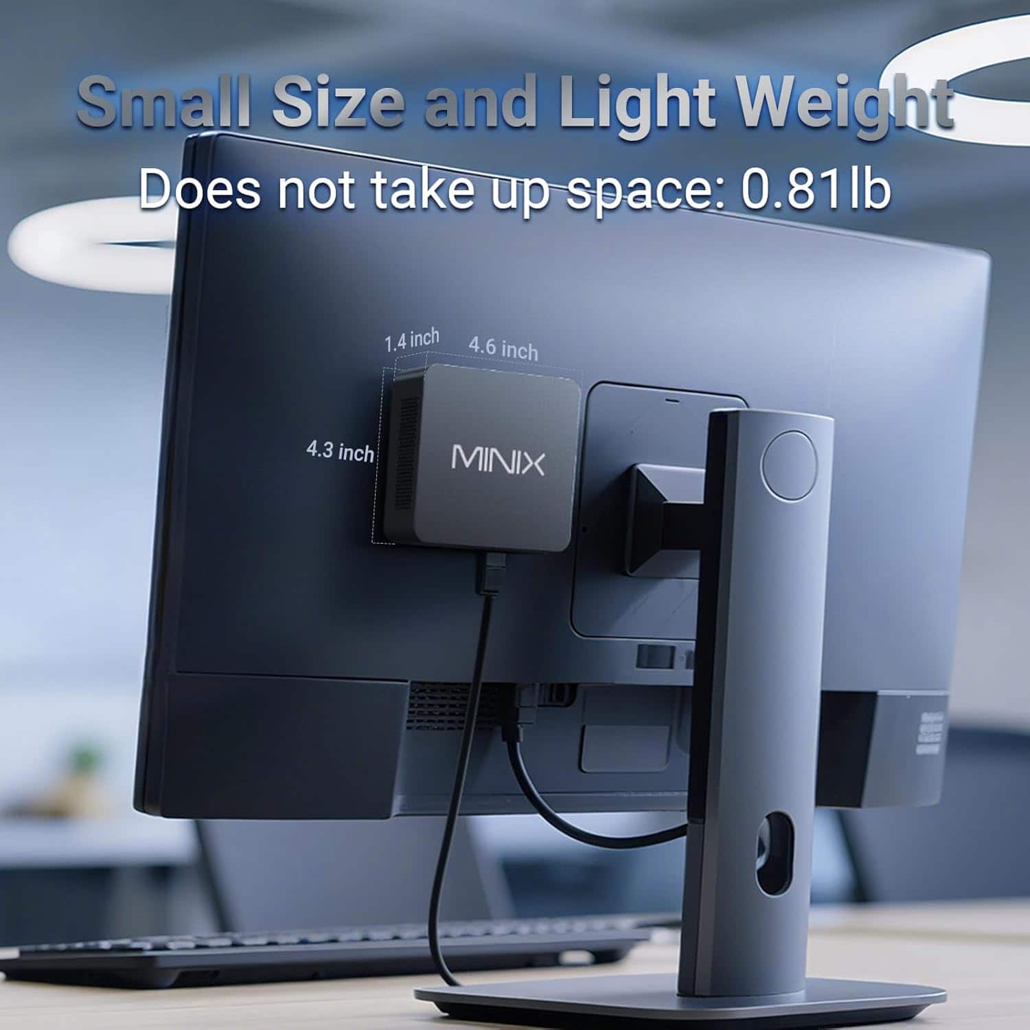 MINIX NUC355 Mini PC, Intel Core 3 N355, 16GB DDR5, 512GB PCIe SSD