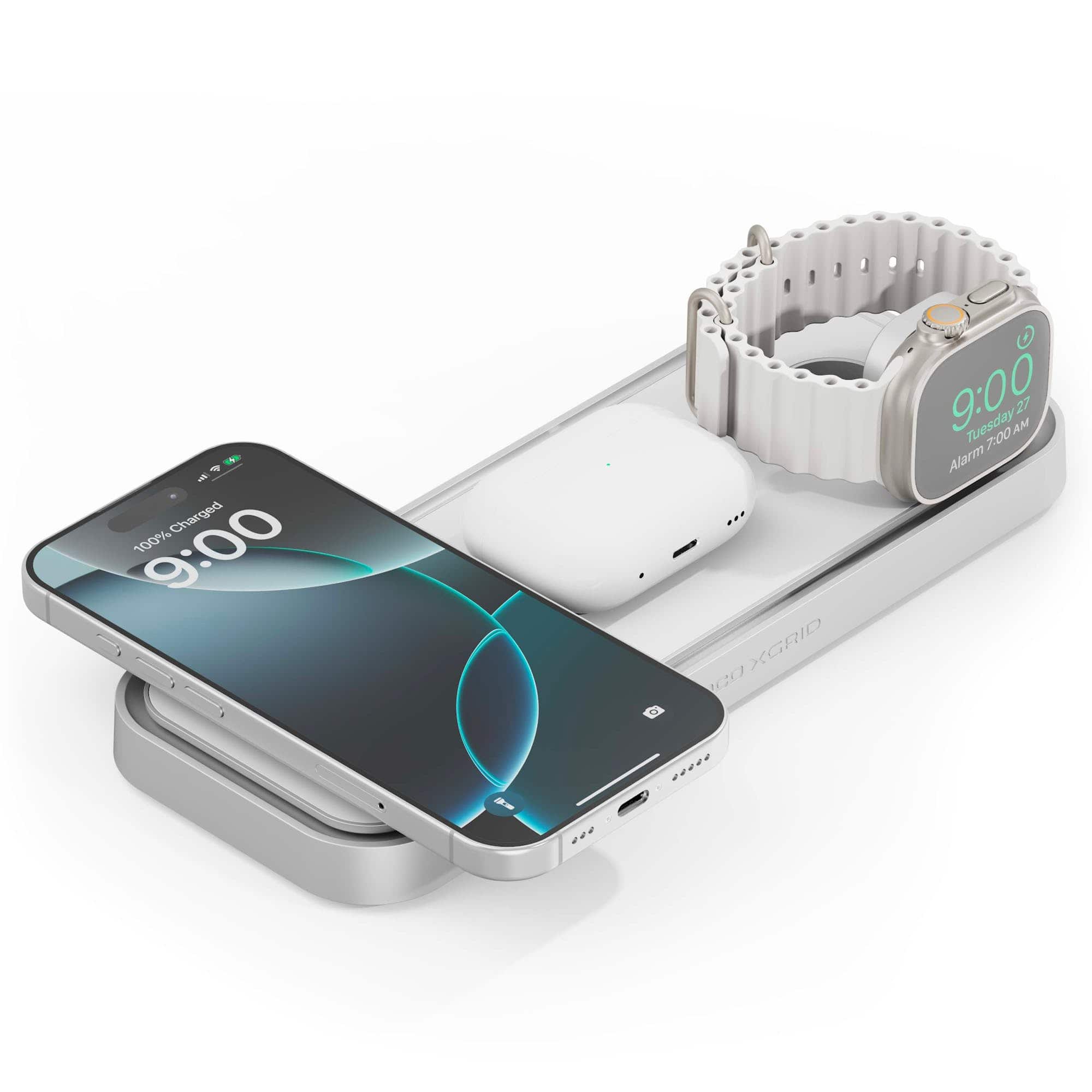 9:00  
100% Charged  

9:00  
Tuesday 27  
Alarm 7:00 AM  

XGRID