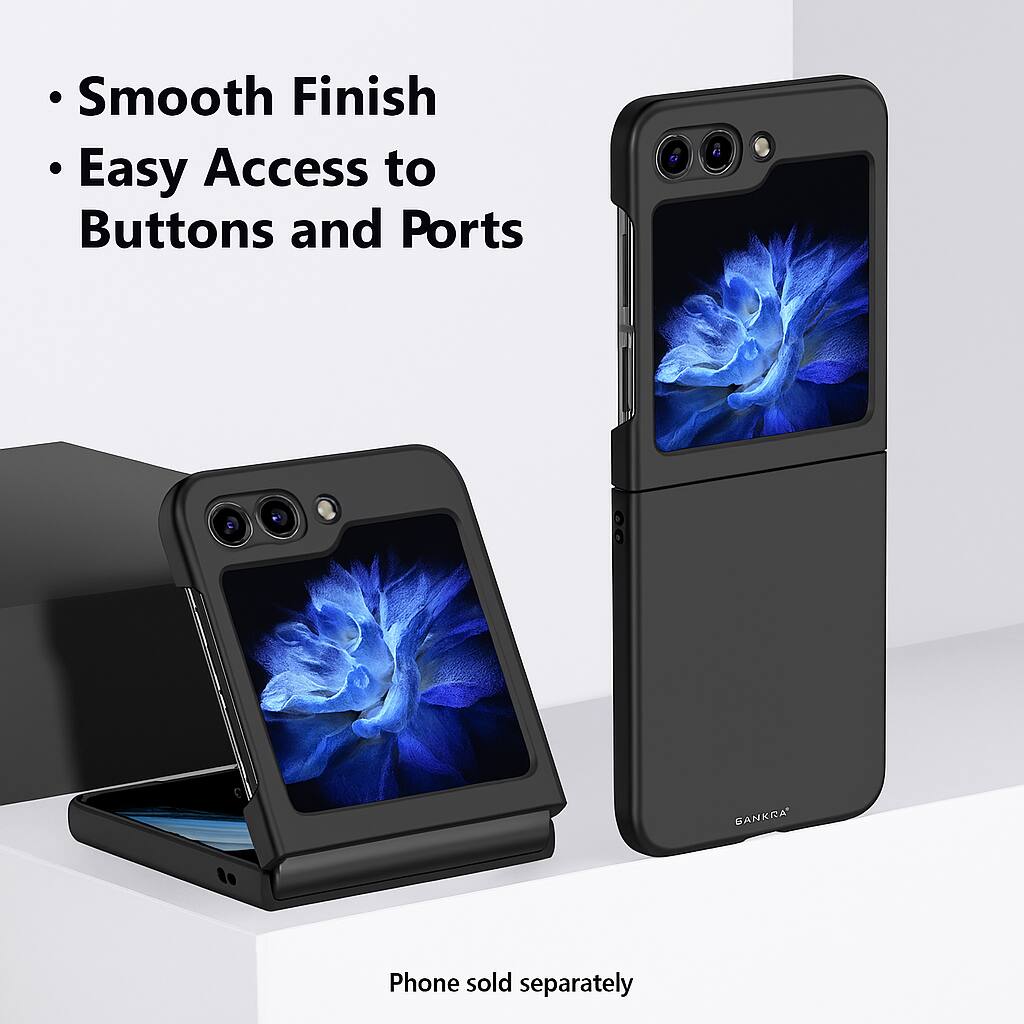 - Smooth Finish
- Easy Access to Buttons and Ports
- Phone sold separately