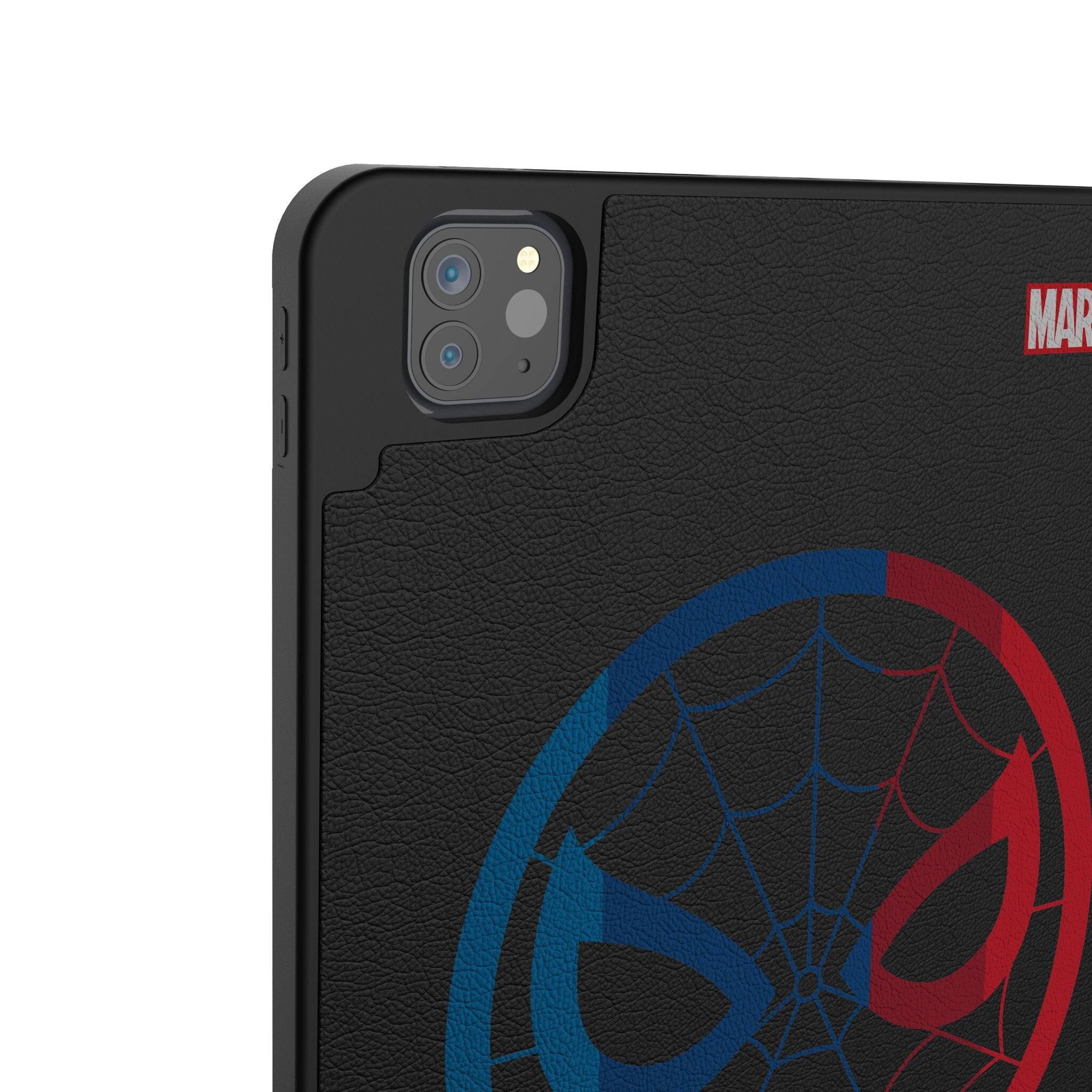 Left. Keyscaper - Marvel Sigil Tablet Case - Apple iPad Pro 11in (3rd/2nd/1st Gen) - Spider-Man.