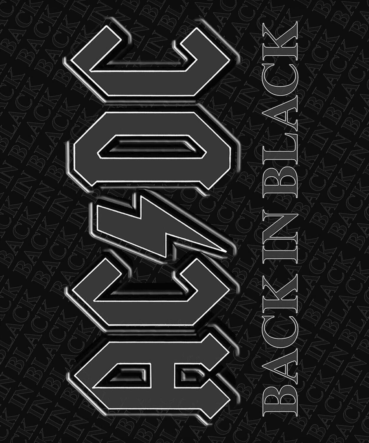 PopMarket - AC/DC - Rocksax - AC/DC - Sherpa Fleece Throw - Back In Black (50 in x 60 in) - Multicolor price history on PriceWatchPro