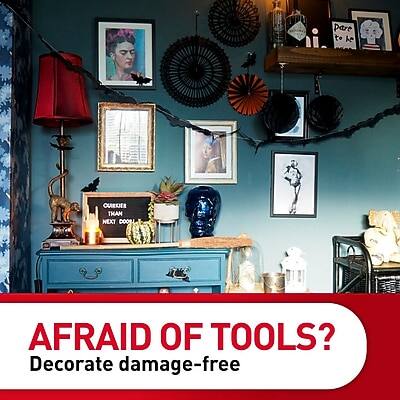 AFRAID OF TOOLS?  
Decorate damage-free