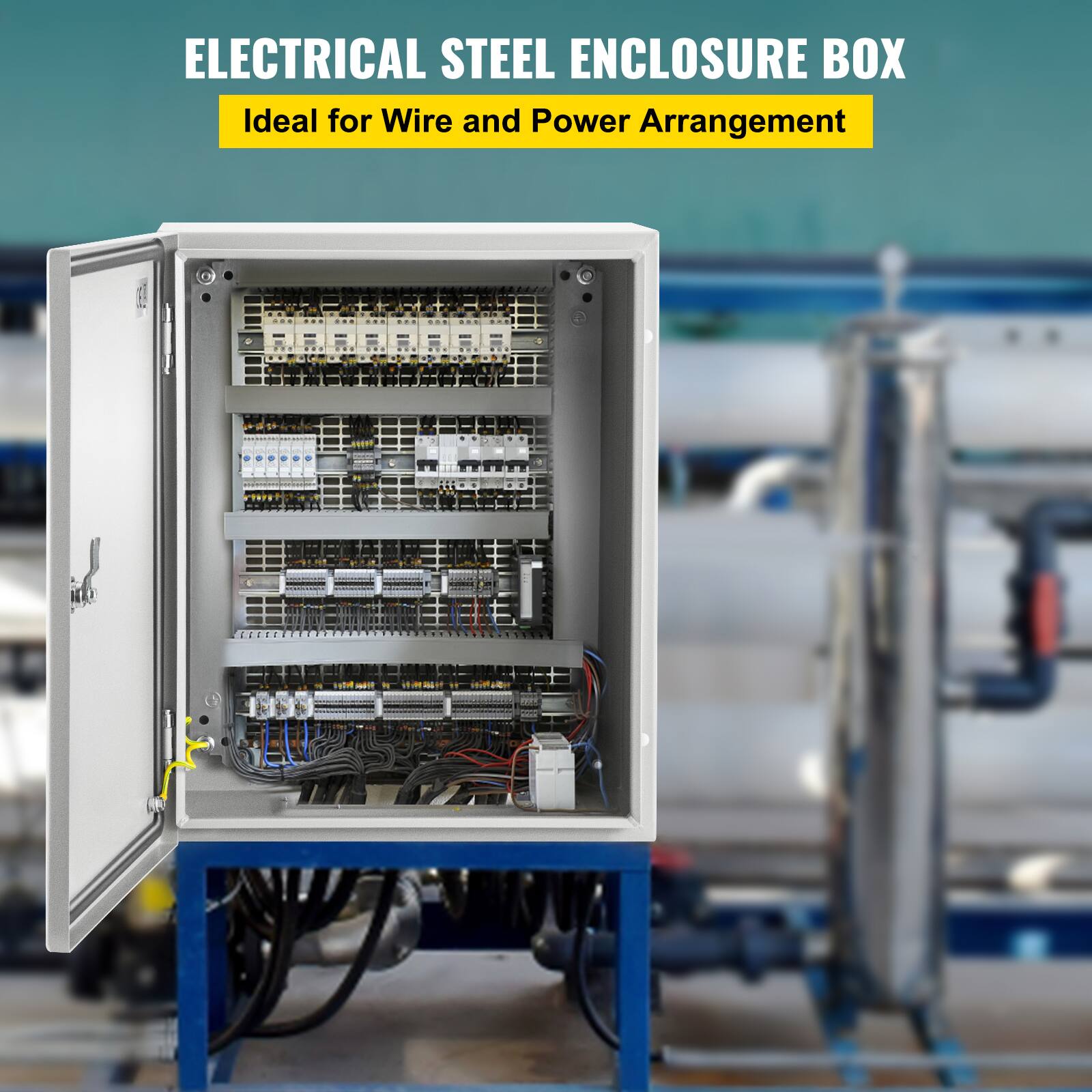 ELECTRICAL STEEL ENCLOSURE BOX  
Ideal for Wire and Power Arrangement