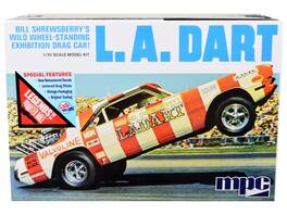 MPC - Skill 2 Model Kit Bill Shrewsberry's L.A. Dart Wheelstander Drag Car Legends of the Quarter Mile Series 1/25 Scale - Multicolor