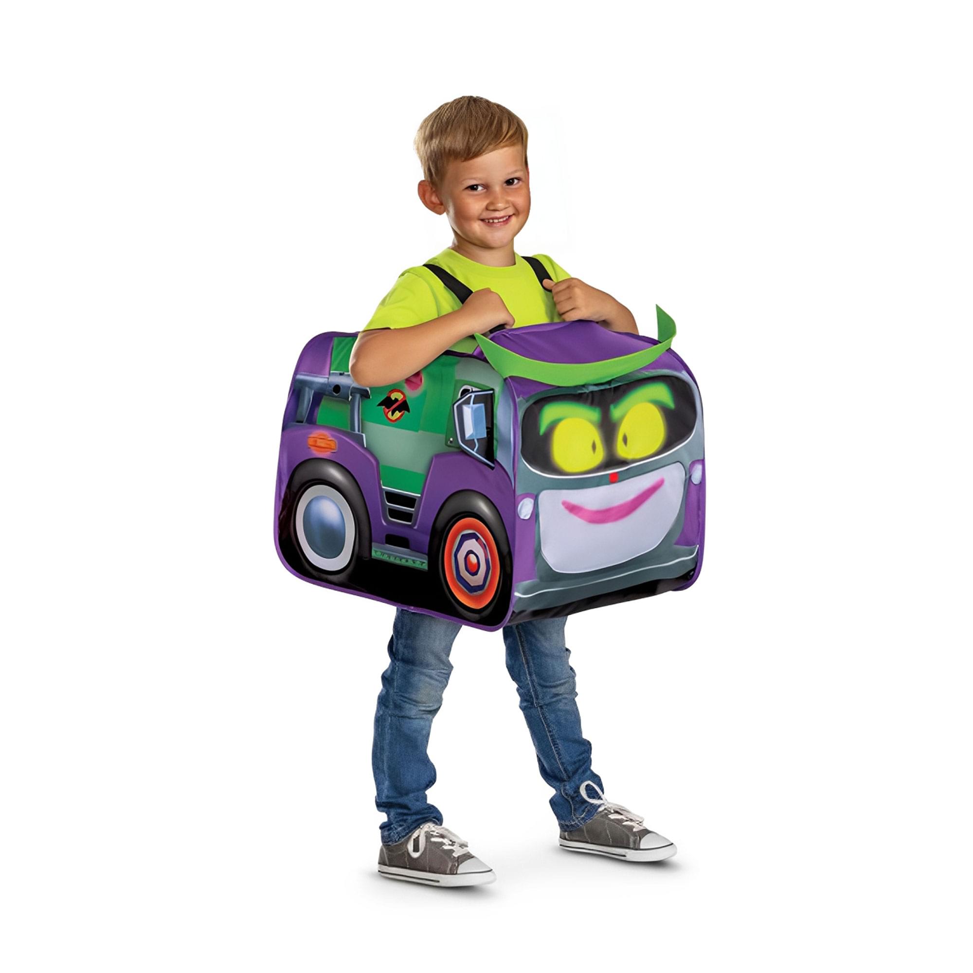 Disguise - DC Batwheels Prank Ride-On Classic Child Costume | One Size Up to Size 6 - Purple