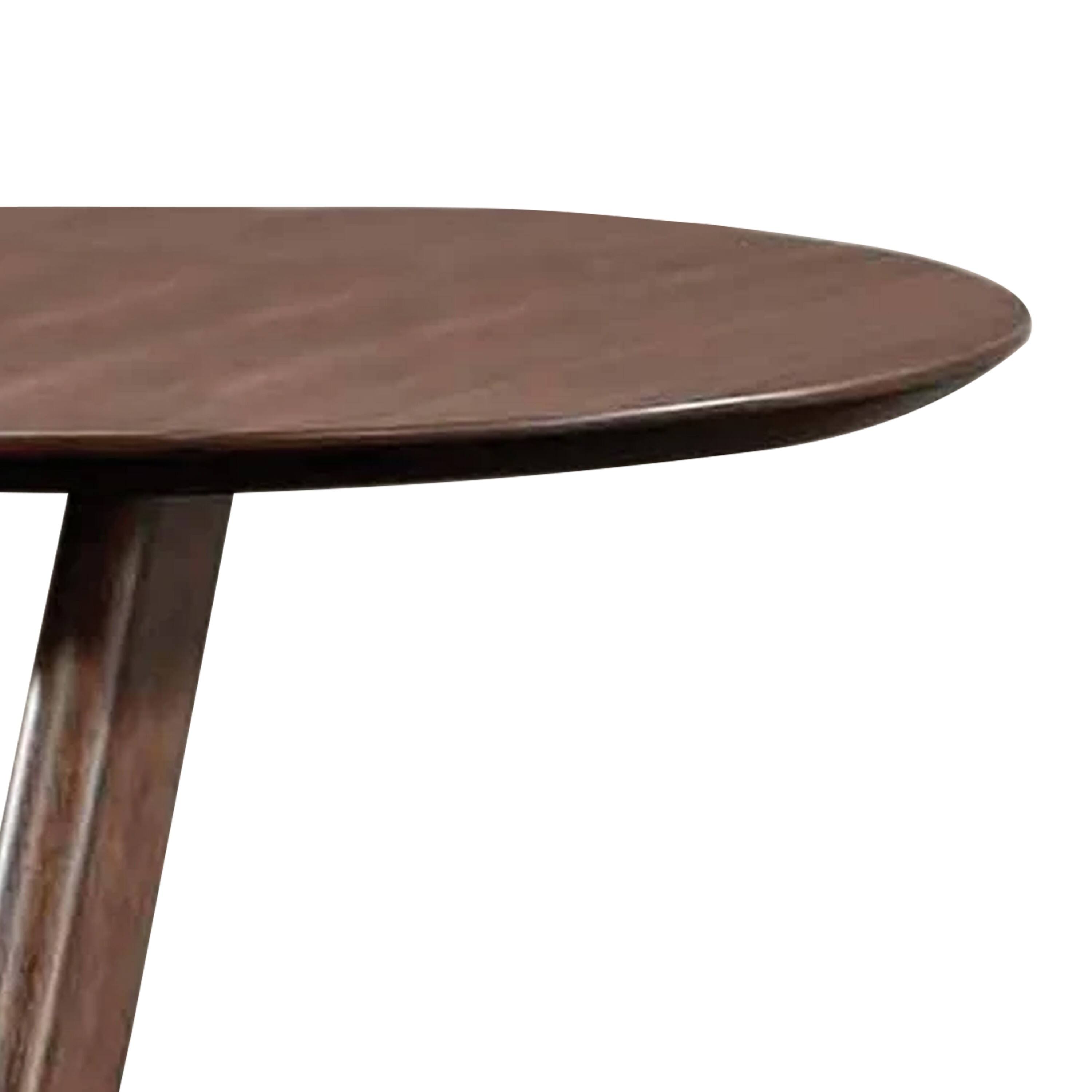 Manhattan Lane Mena Accent Side End Table, 20 Inch Round Top, Solid ...