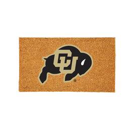 Evergreen Enterprises - Colorado Buffaloes 28" x 16" Team Logo Outdoor Coir Mat - Multicolor