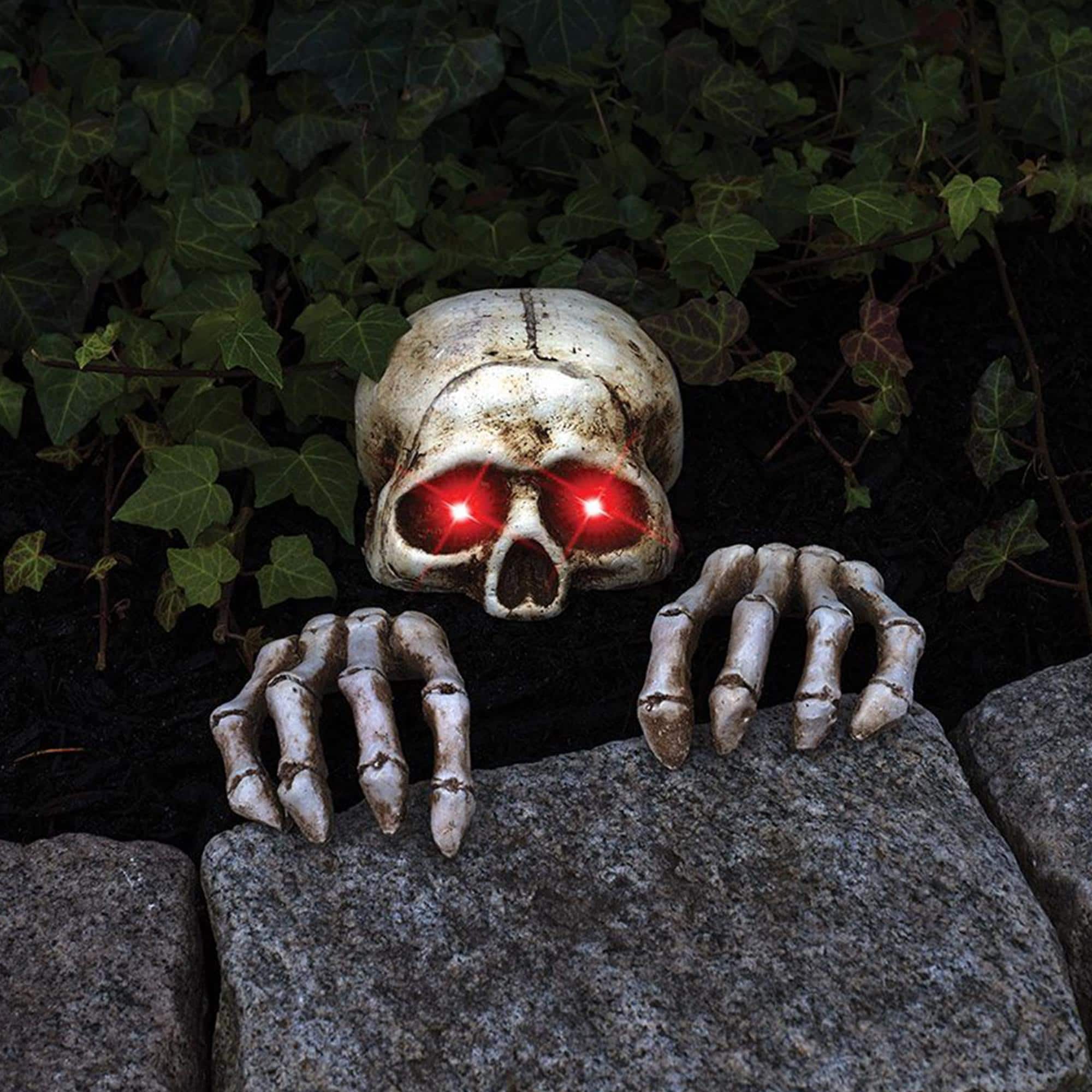 Funworld - Light-Up Skele-Peeper Grave Breaker Halloween Decor - White price history on PriceWatchPro