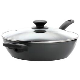 Oster - Kingsway 3.9 Quart Aluminum Nonstick Saute Pan - Black