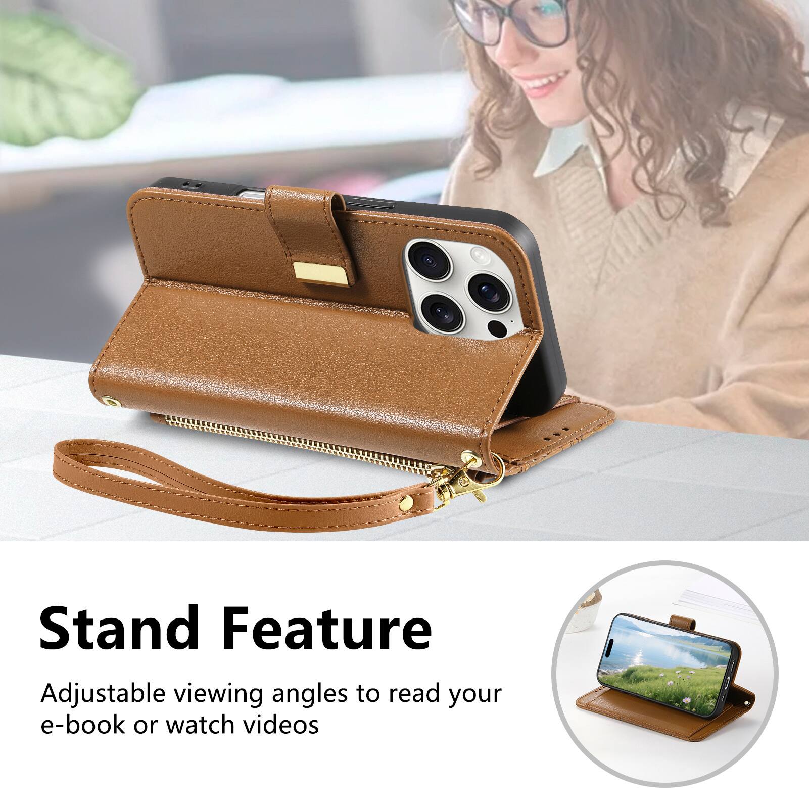 Stand Feature

Adjustable viewing angles to read your e-book or watch videos