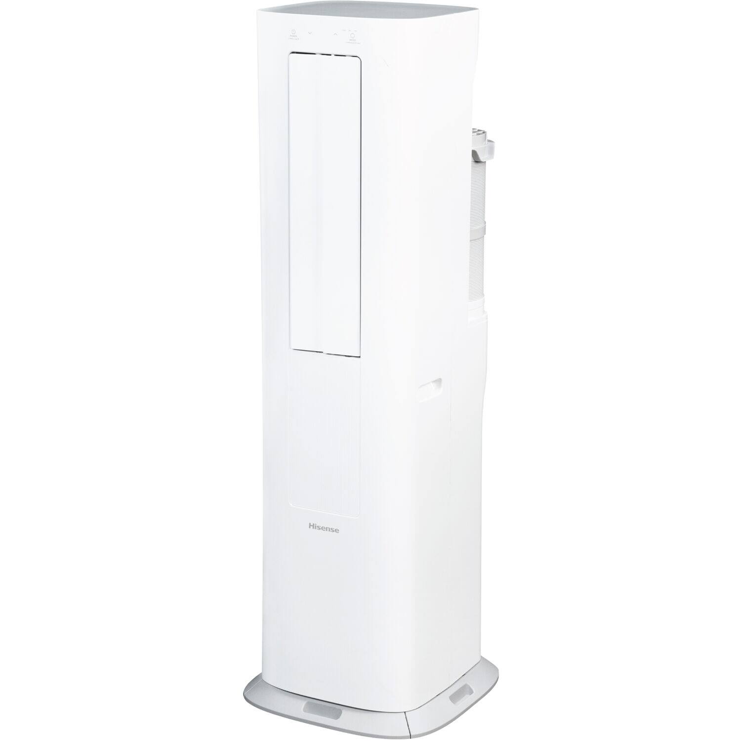 Alt View 8. Hisense - 350 Sq. Ft. 8,000 BTU Portable Air Conditioner Inverter with Heat - White.