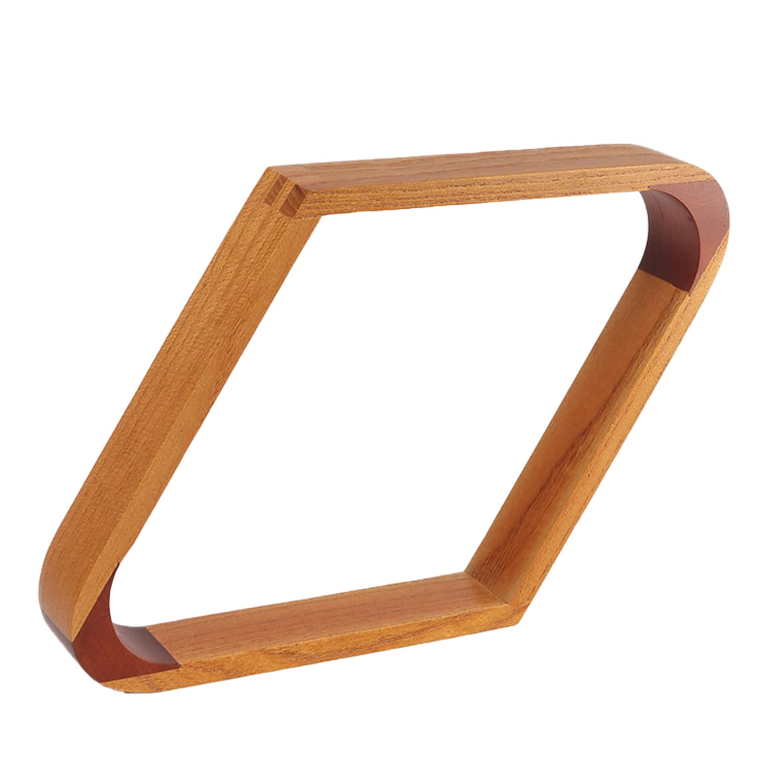 "GSE Games & Sports Expert - 2-Tone Solid Wood 9-Ball Diamond Ball Rack for 2-1/4"" Pool Balls, Billiard Ball Rack for Pool Table - two-tone" price history on PriceWatchPro