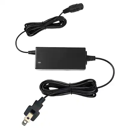 Front. HQRP - HQRP 24V 3-Prong Battery Charger for Razor E100/E200/E300/E500, Pocket Mod, Dirt Quad, MX350 Power Supply Adapter - Black.