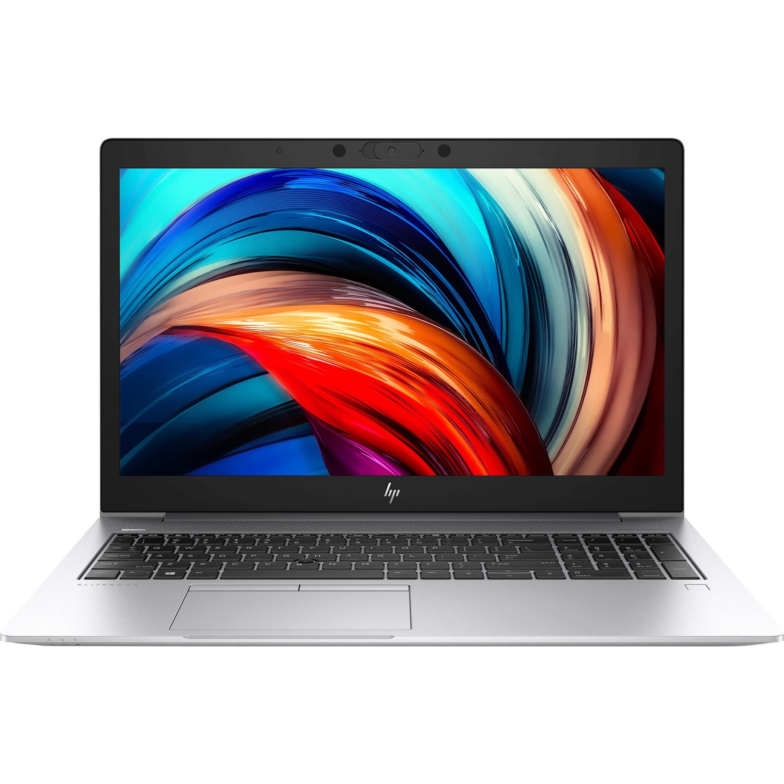 Front. HP - 850 G6 15.6" Refurbished Laptop - Intel 8th Gen Core i5 with 32GB Memory - Intel Iris Xe Graphics - 1TB SSD - Silver.