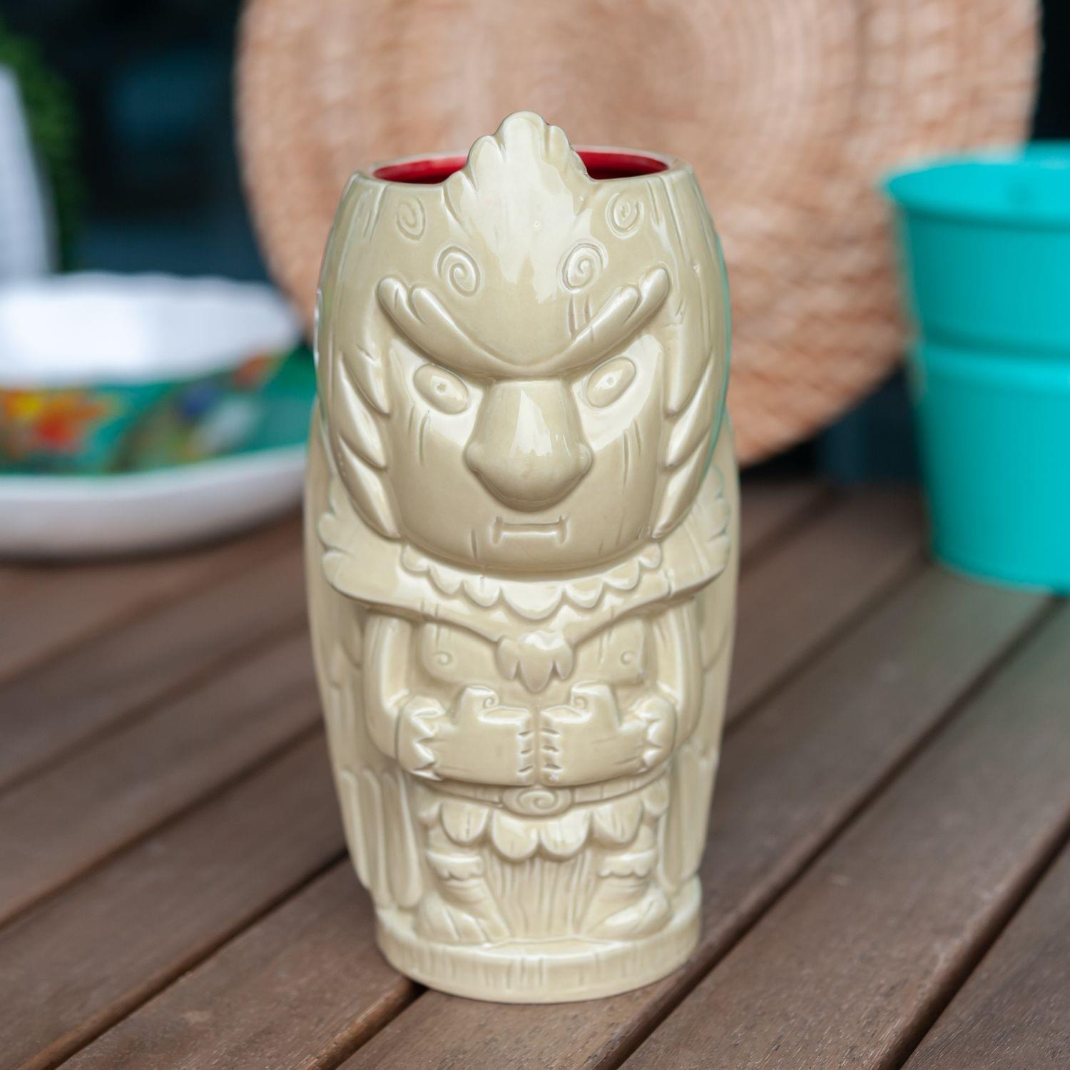 Alt View 3. ThinkGeek - Geeki Tikis Rick & Morty Bird Person | Ceramic Tiki Style Mug | Holds 24 Ounces - Beige.