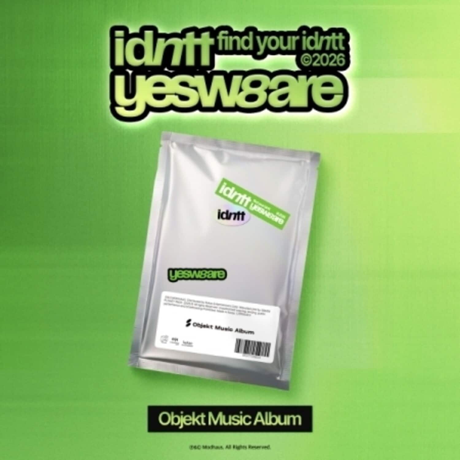 Idntt - Yesweare - Objekt Music Album Version   - COMPACT DISCS [CD]