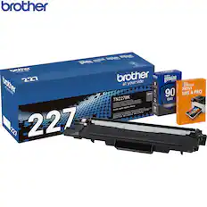 brother at your side
227
TN227BK
genuine
90 DAY
ECO ESSENTIALS PRINT LIKE A PRO
BLACK / NOIR / NEGRO / NERO
LIMITED WARRANTY
brother