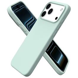 Ornarto - Designed for iPhone 17 Pro Max Case 6.9", Liquid Silicone Soft Gel Shockproof Protective Case - Mint Green