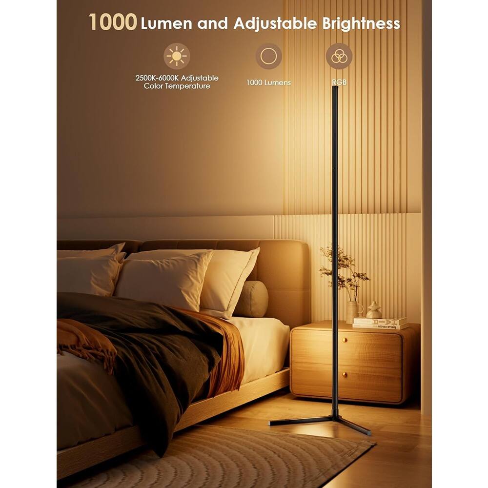 1000 Lumen and Adjustable Brightness

2500K-6000K Adjustable Color Temperature

1000 Lumens

RGB