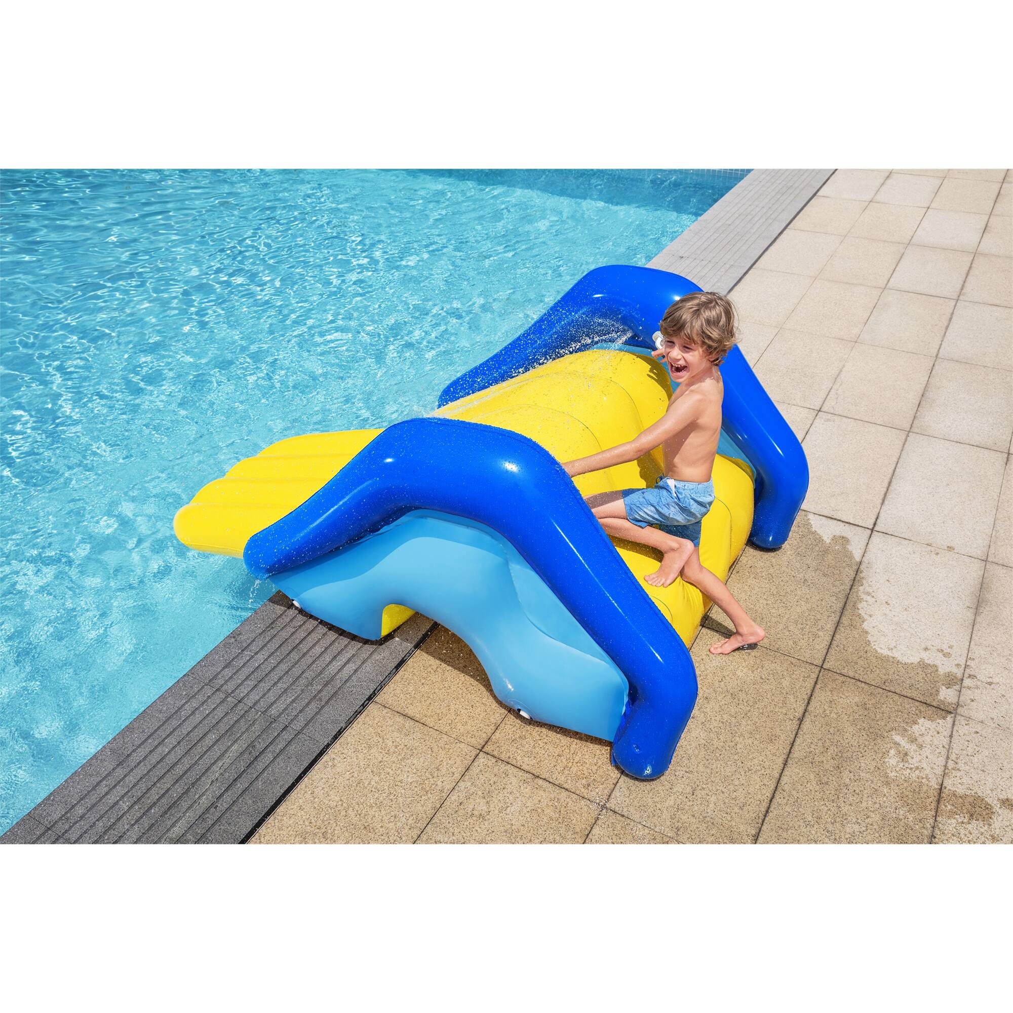 Alt View 5. Bestway - Bestway H2OGO! Giant Inflatable Outdoor Pool Water Slide with Built-In Sprinkler.