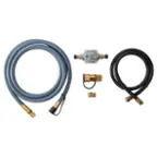 Front. TYTUS Grills - Natural Gas Conversion Kit - Black/Grey.