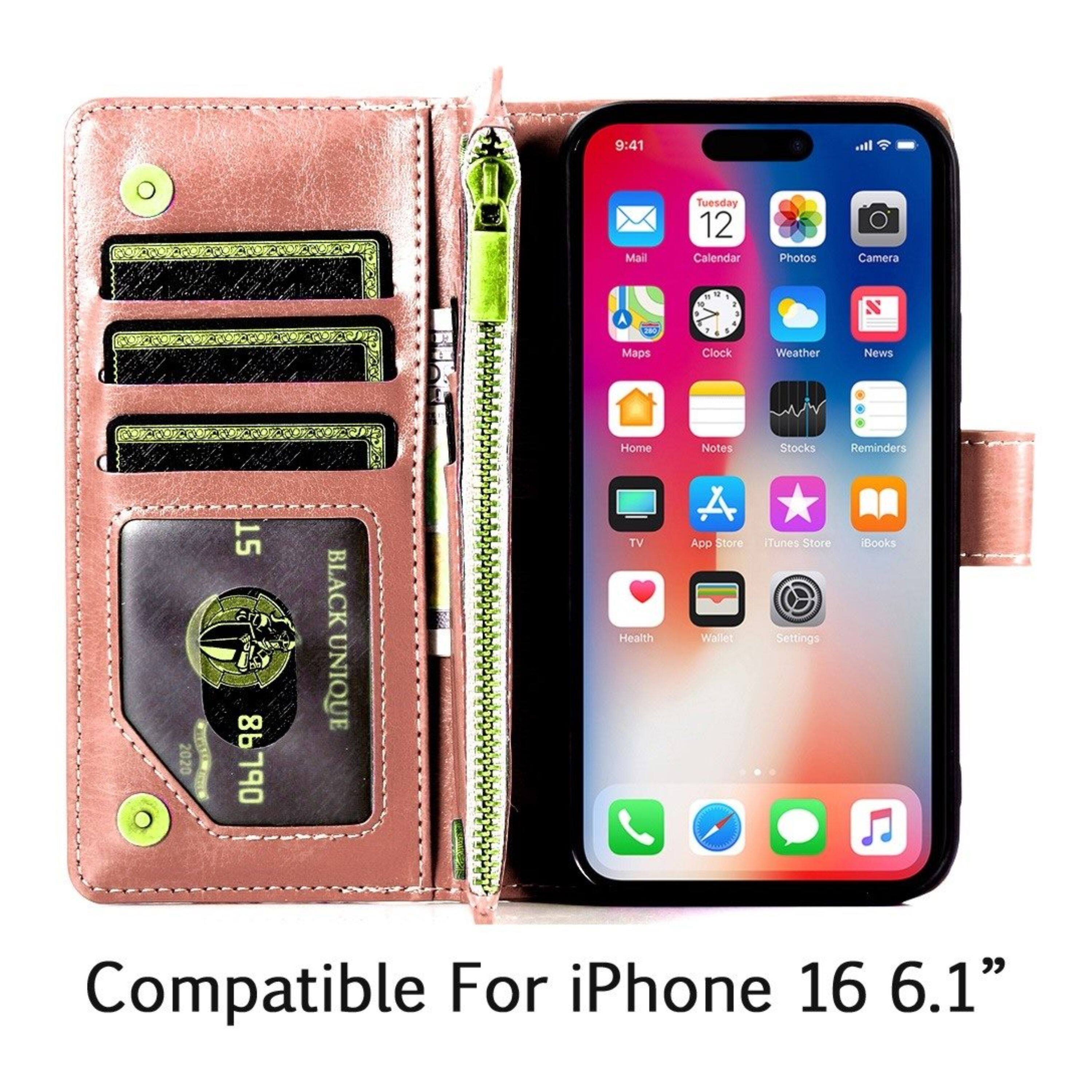 9:41  
Mail Tuesday 12 Calendar Photos Camera  
A 1AO 1 - N Maps Clock Weather News Home Notes Stocks Reminders  
2020 15 98 06L98 BLACK UNIQUE TV Health App Store Wallet iTunes Store Settings  

Compatible For iPhone 16 6.1"