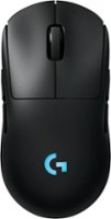 Logitech - PRO 2 LIGHTSPEED Lightweight Wireless HERO 32K DPI Gaming Mouse with 4 Customizable and Switchable Magnetic Side Buttons - Black - Front_Zoom