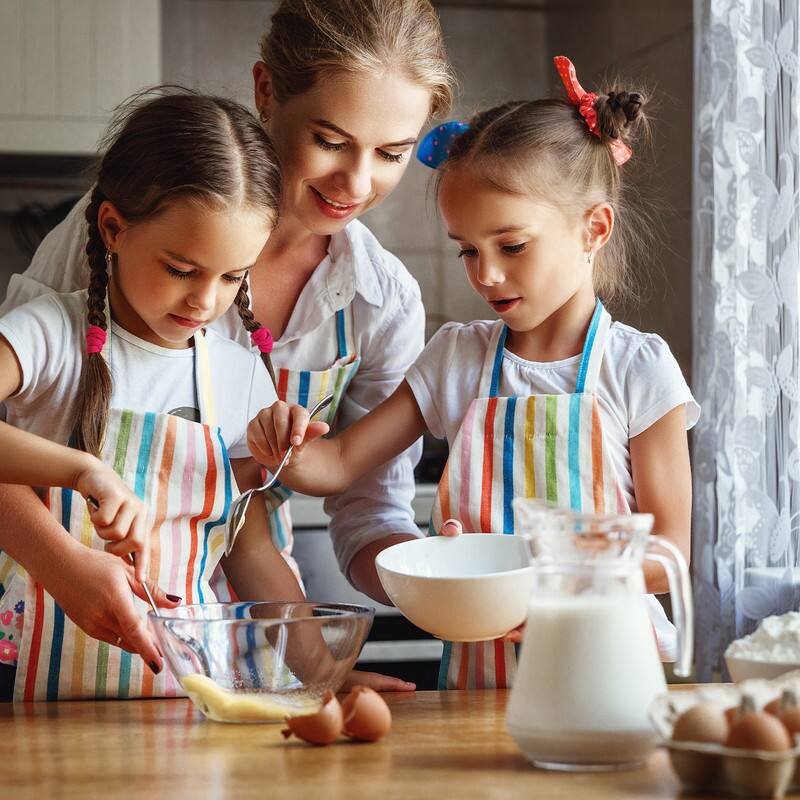 Alt View 4. OSTBA - Mini Waffle Maker, 750W, Double 4'' Belgian Waffles& Non-stick Plates, Ideal for kids and family breakfasts - Black.