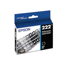 Designed for excellence, Epson PM/MIC 222 Standard-capacity Capacitor Claria Black Noir.