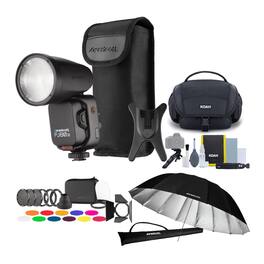 Westcott - FJ80 II S Touchscreen 80Ws Speedlight with Sony Camera Mount Bundle
