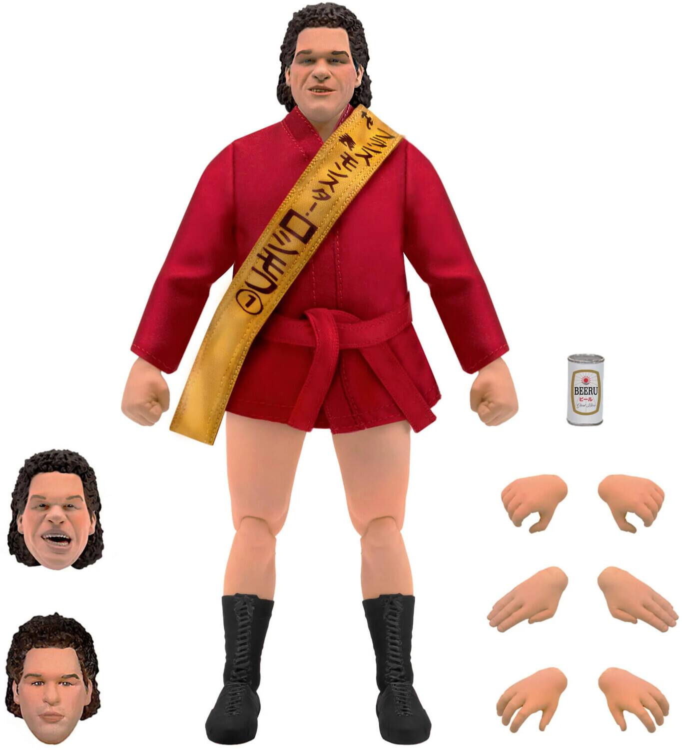 Front. Super7 - Super7 - Andre The Giant - Ultimates! Figure - Andre Robe   - Collectibles - Multicolor.