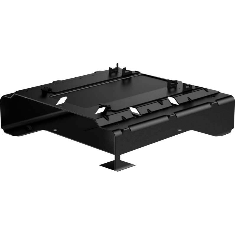 Alt View 2. HP - HP Mounting Bracket for Desktop Computer, Monitor, Mouse, Keyboard, Mini PC - Black.