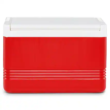Front. Igloo - IGLOO Legend 12-Can Cooler, Red - Red.