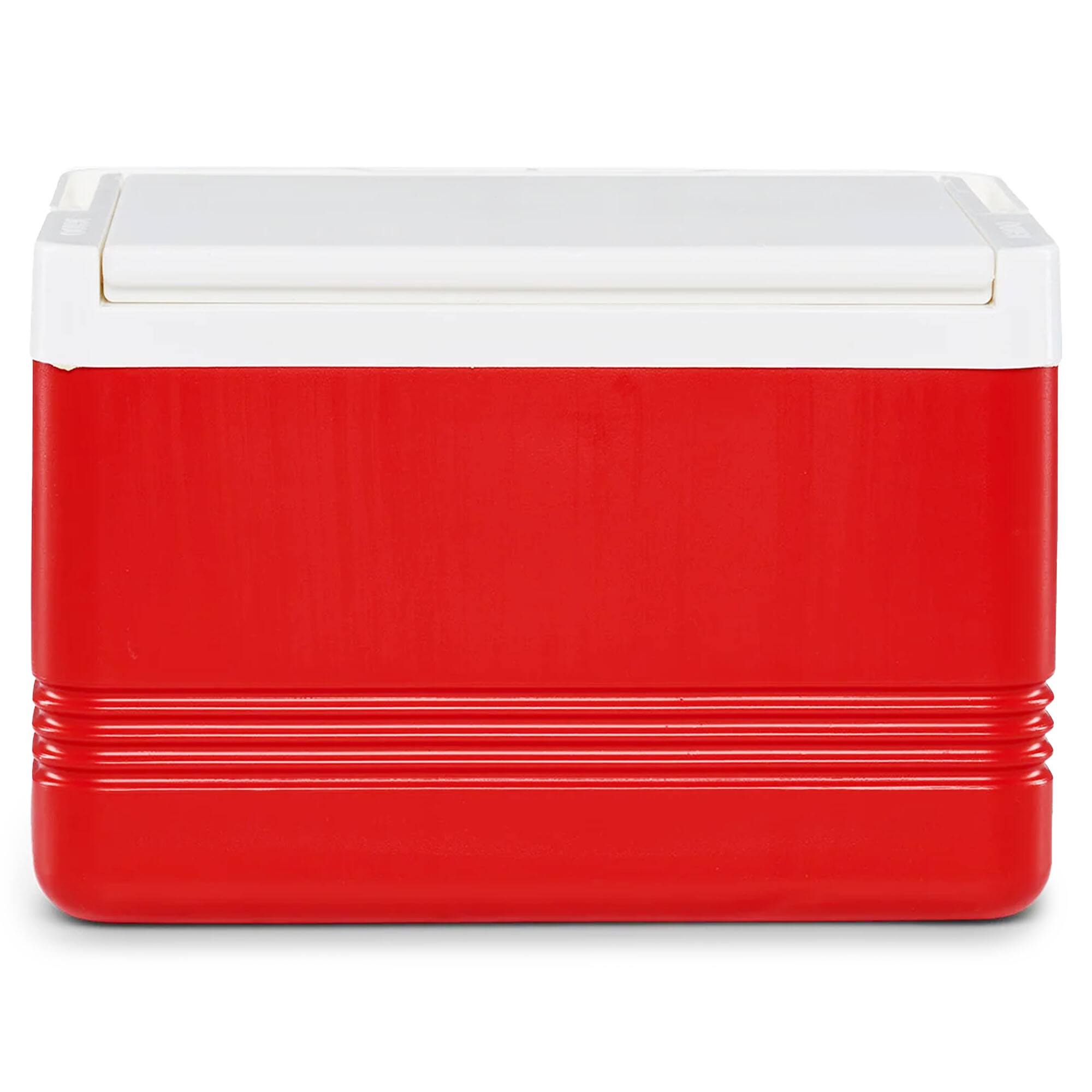 Front. Igloo - IGLOO Legend 12-Can Cooler, Red - Red.