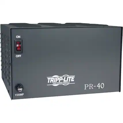 TRIPP-LITE
THE POWER PEOPLE
PR-40
ON
OFF
FUSE
15AMP