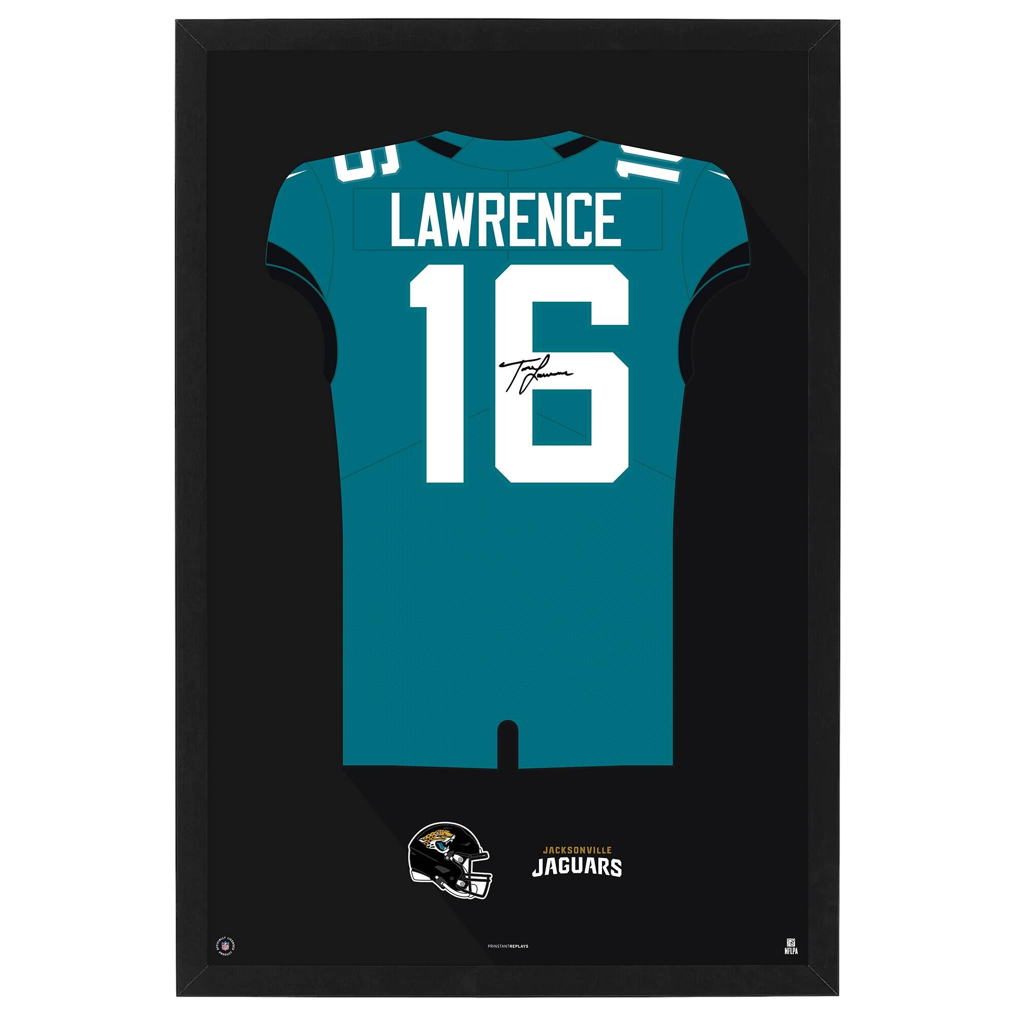 Trevor Lawrence Home Jersey Framed Art Print
