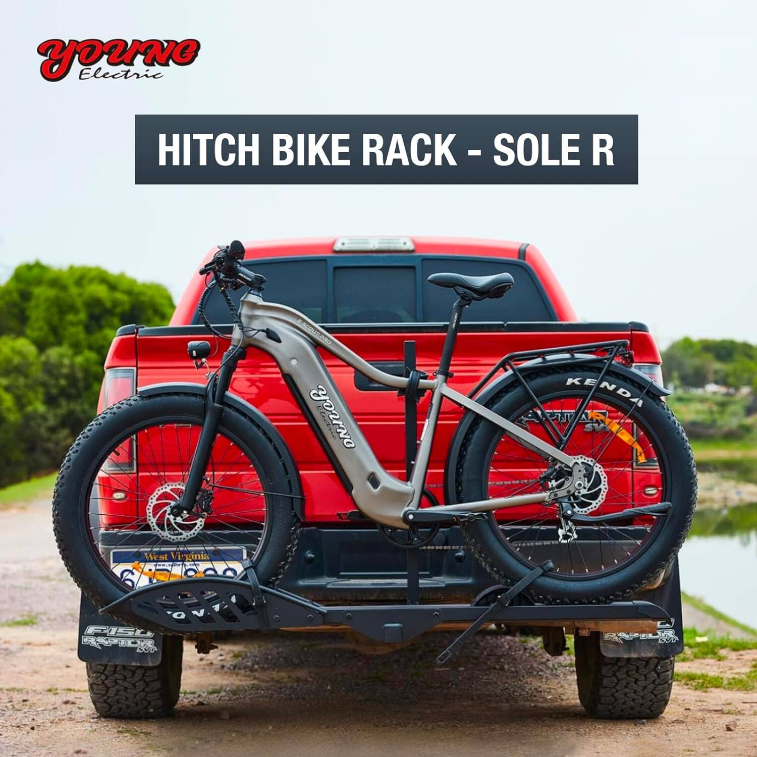 youNe Electric HITCH BIKE RACK - SOLE - R